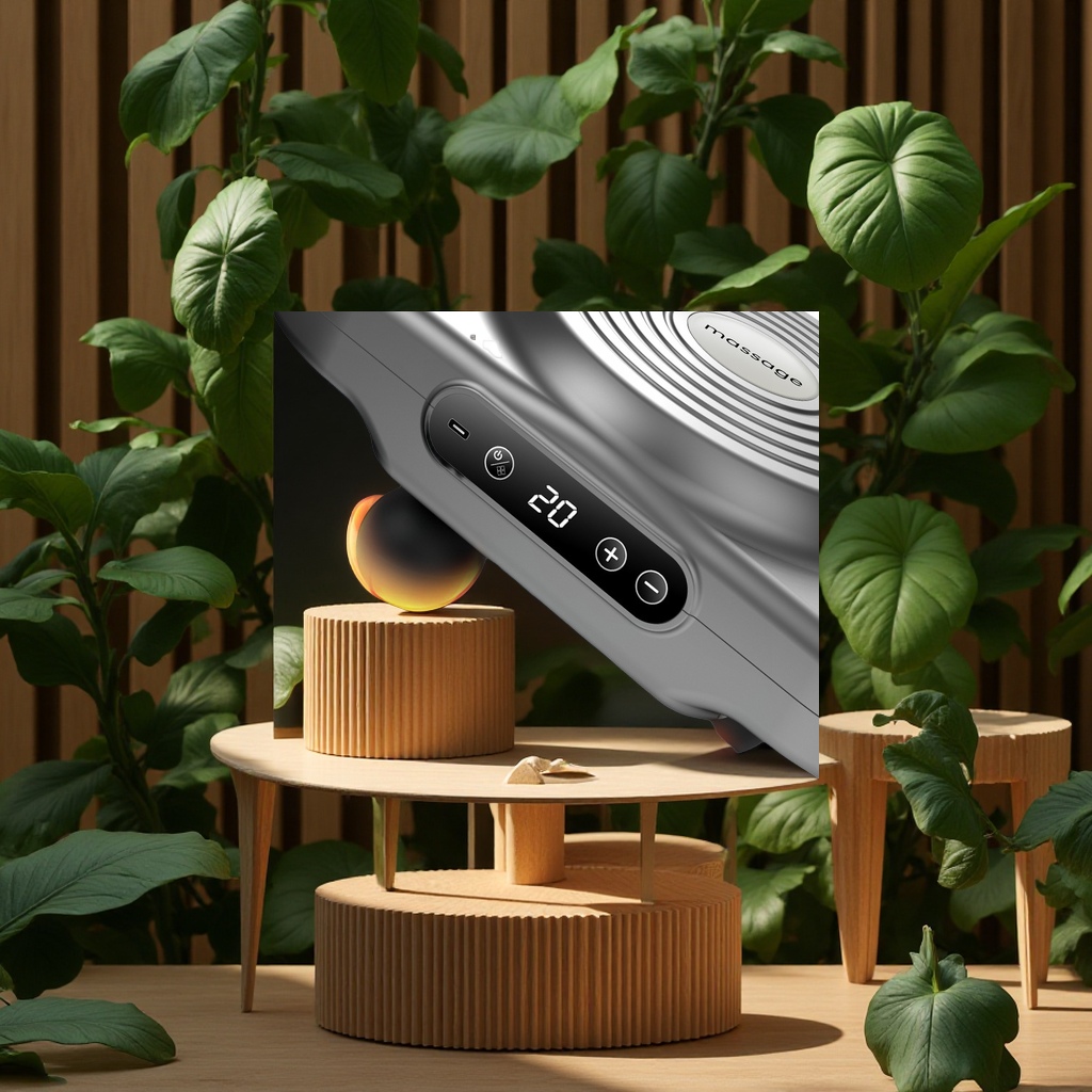 Six-Head Fascia Gun Muscle Massager, Multi-Head Relaxation, Multi-Functional Massage Wonder For Men And Women's Waist, Back, Legs, Neck And Whole Body, Household Appliance Application Scenario