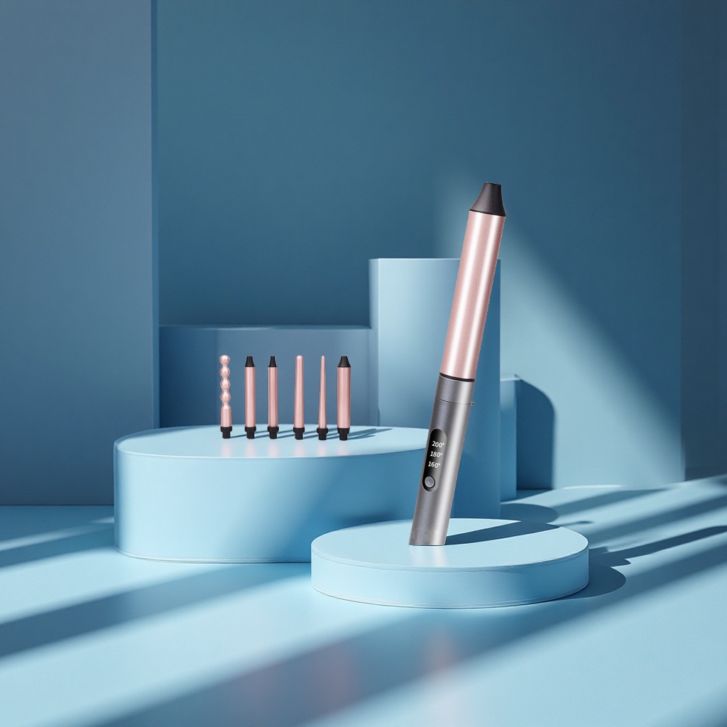 Cross-Border Multi-Functional Six-In-One Large Curling Iron, Negative Ions Do Not Harm Hair, Hair Curling Wonder, Factory Hair Straightener, Personal Care Appliance