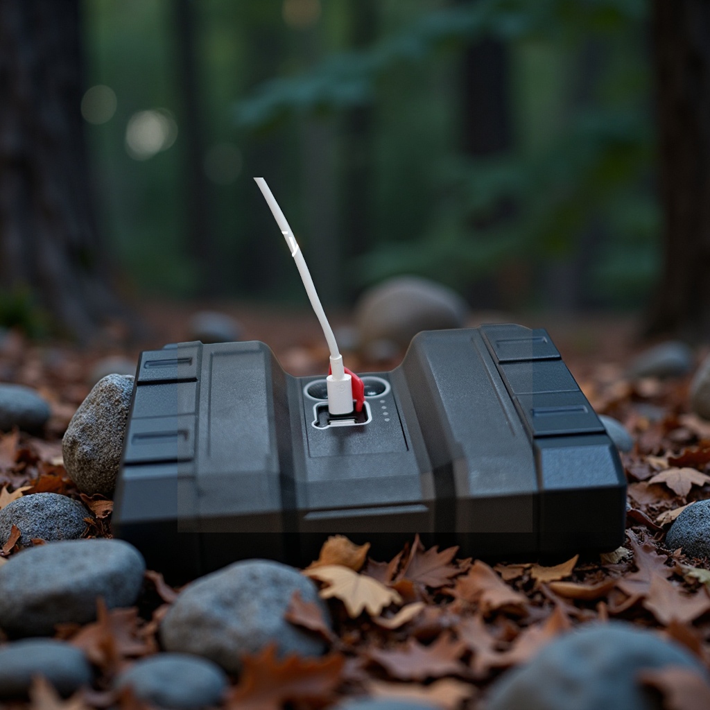 Double-head high-intensity portable lamp, LED charging long-range floodlight, outdoor camping work warning light, special mobile lamp for lighting fixtures Application Scenario