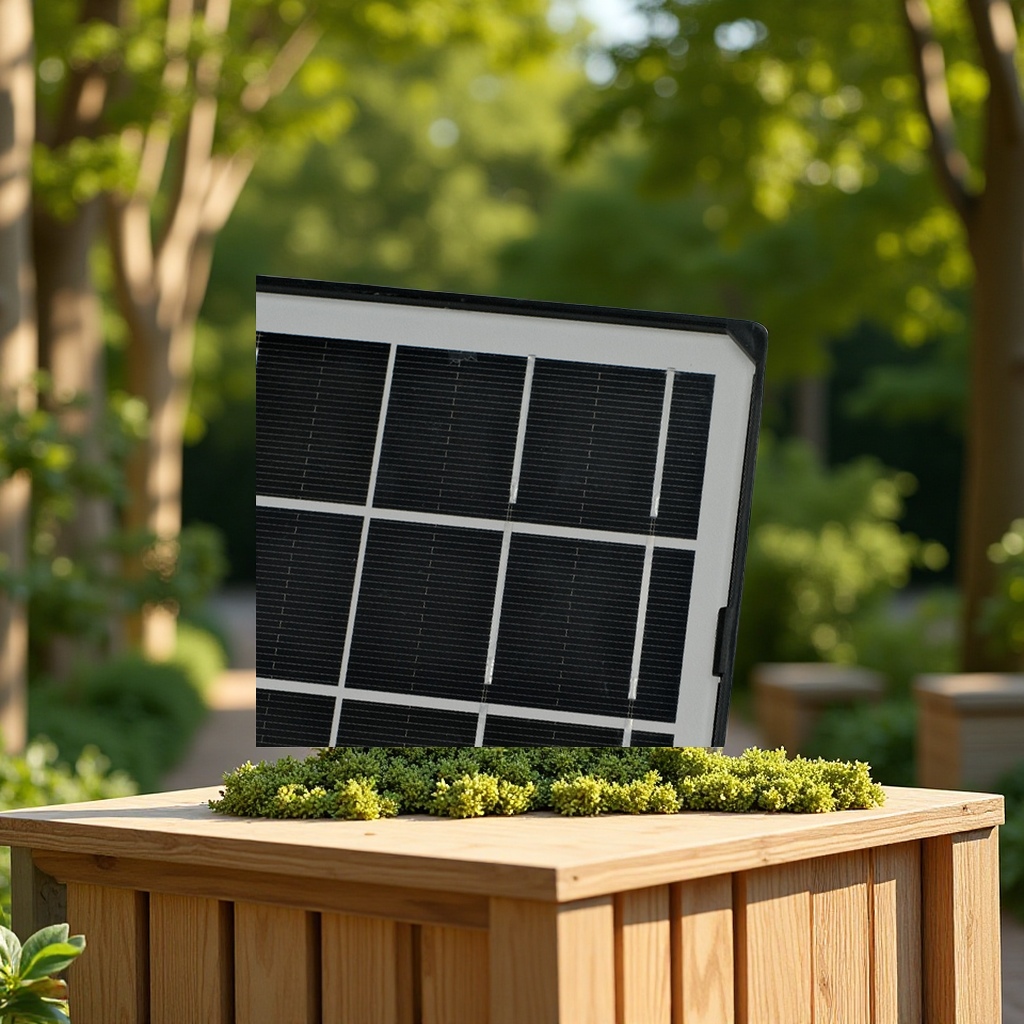 Integrated sensor courtyard lamp, night market outdoor lighting lamp, solar double-row small street lamp, new type of lighting equipment for new rural areas Application Scenario