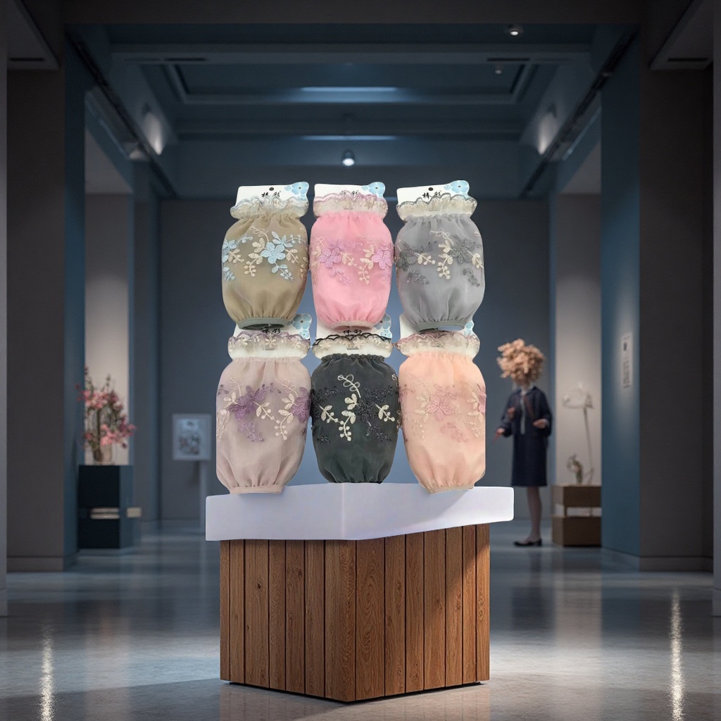 防晒袖套实物图