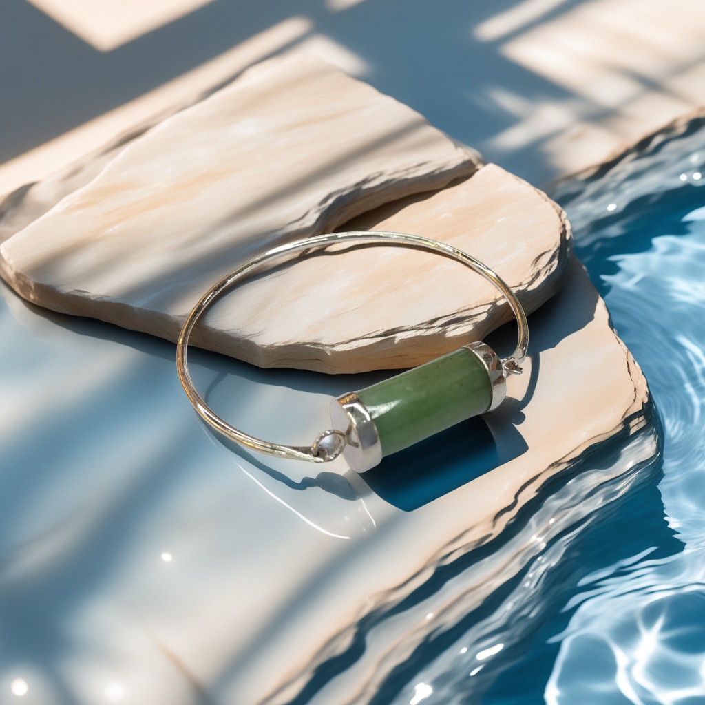 The natural green Dongling bracelet is fresh, natural and colorful. It is a fashionable hand-woven accessory for women. The long style is simple and versatile details Picture
