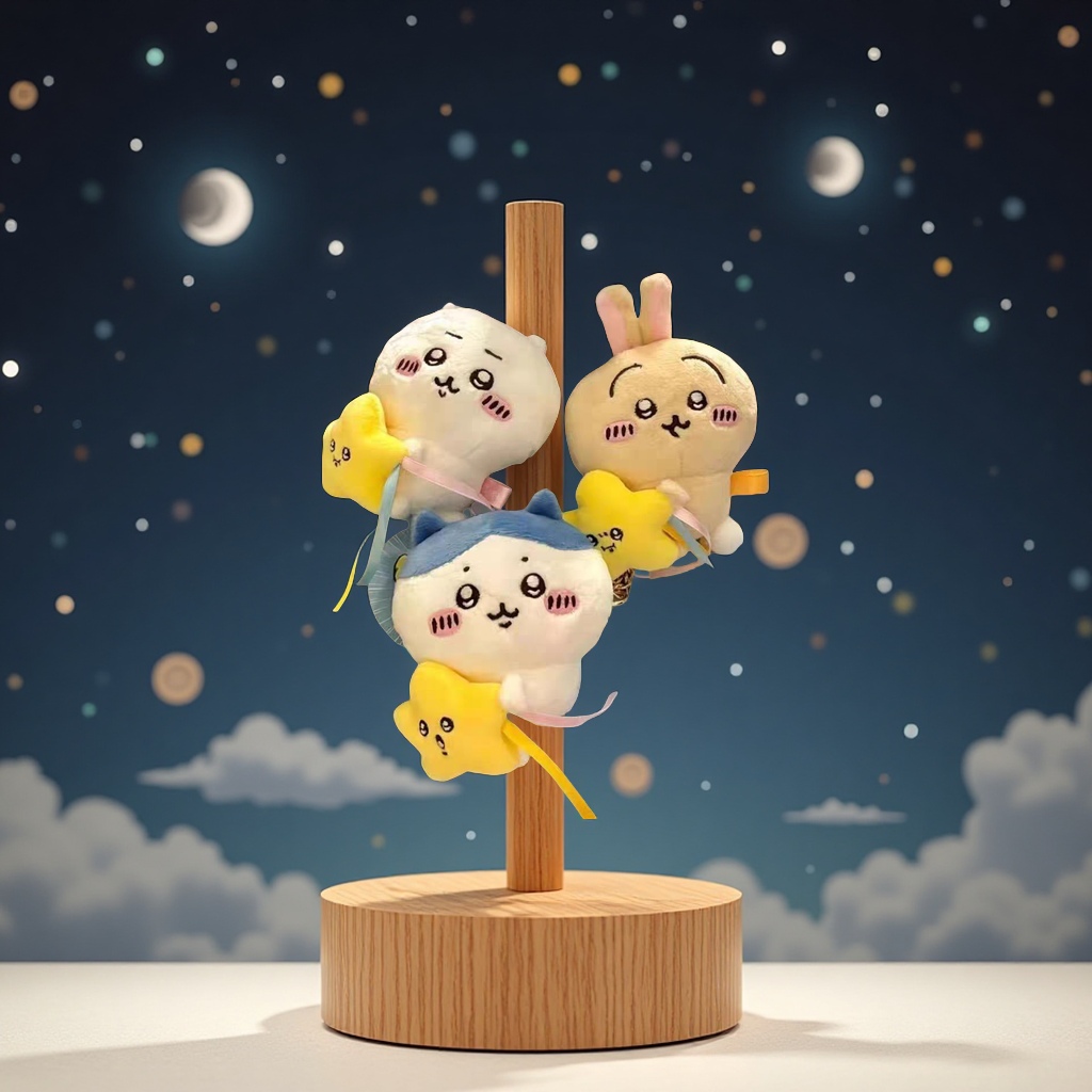 chiikawa可爱自嘲流星雨小八乌萨奇毛绒挂件吉伊卡哇卡通礼物毛绒玩偶公仔吉祥物玩具