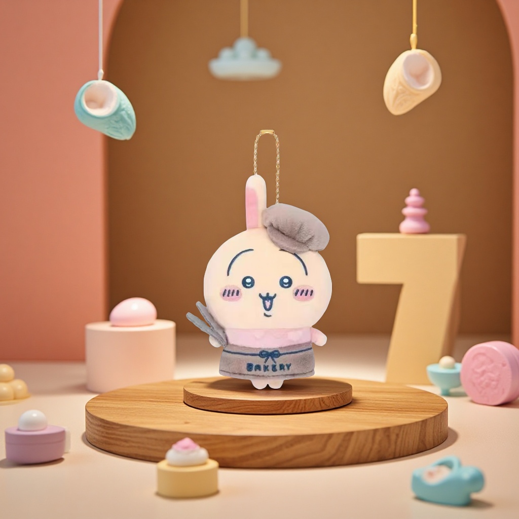 星星人/挂件公仔/毛绒玩具/小熊公仔挂件/毛绒玩具小挂件白底实物图