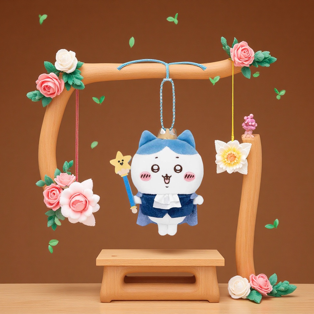 星星人/挂件公仔/毛绒玩具/小熊公仔挂件/毛绒玩具小挂件白底实物图