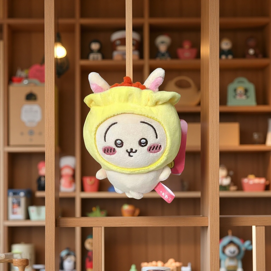 新款香港茶饮Chiikawa吉伊卡哇小八乌萨奇毛绒公仔玩偶挂件蛋糕装饰配件细节图