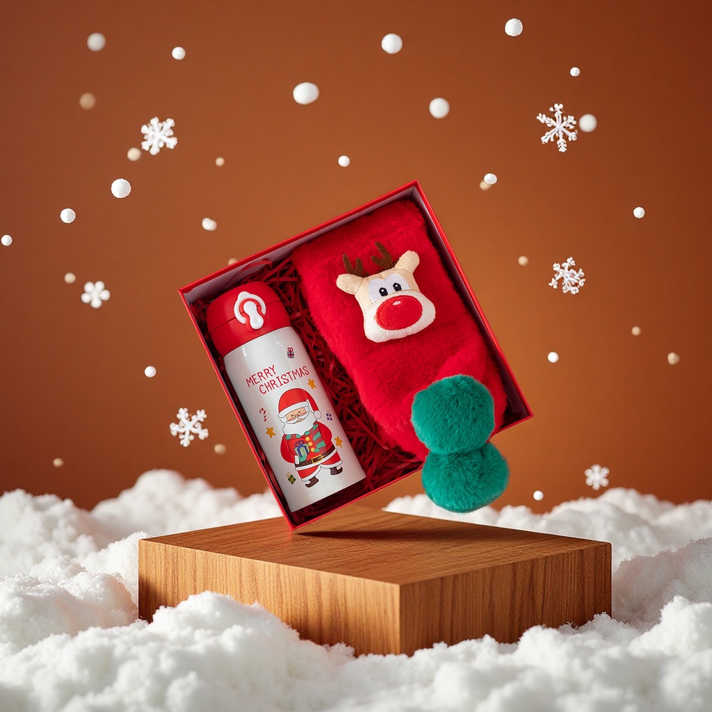 Creative apple box, Christmas children's kindergarten souvenirs, tote bags, New Year small gifts wholesale, office culture, Christmas decoration