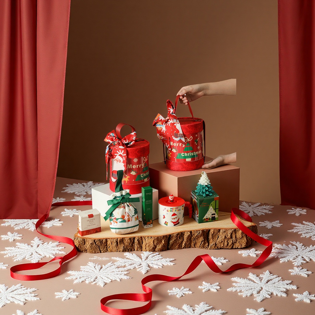 苹果创意新款圣诞节礼物送女友闺蜜伴手礼商务实用节日礼盒办公文化用品