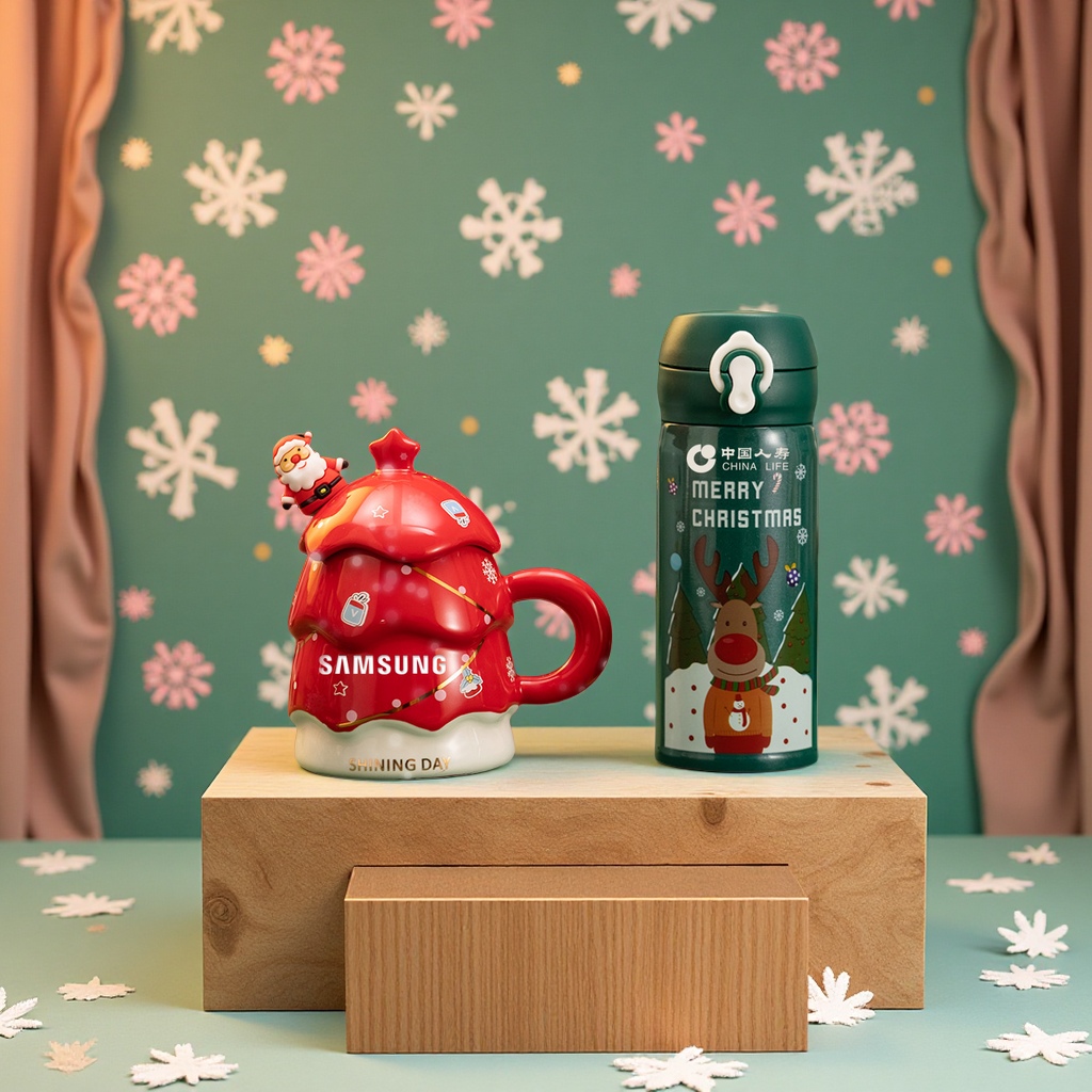 Children's kindergarten souvenir handbags, creative New Year and Christmas apple boxes, small gifts wholesale, festival gift boxes, office cultural festival supplies Application Scenario