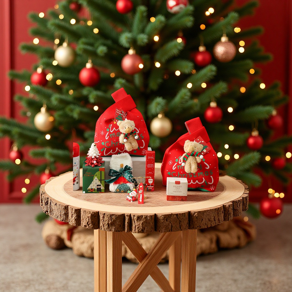 New cross-border creative Christmas gifts, practical gift sets for kindergartens, business gifts for clients, employees, office culture, and festival gift boxes Application Scenario