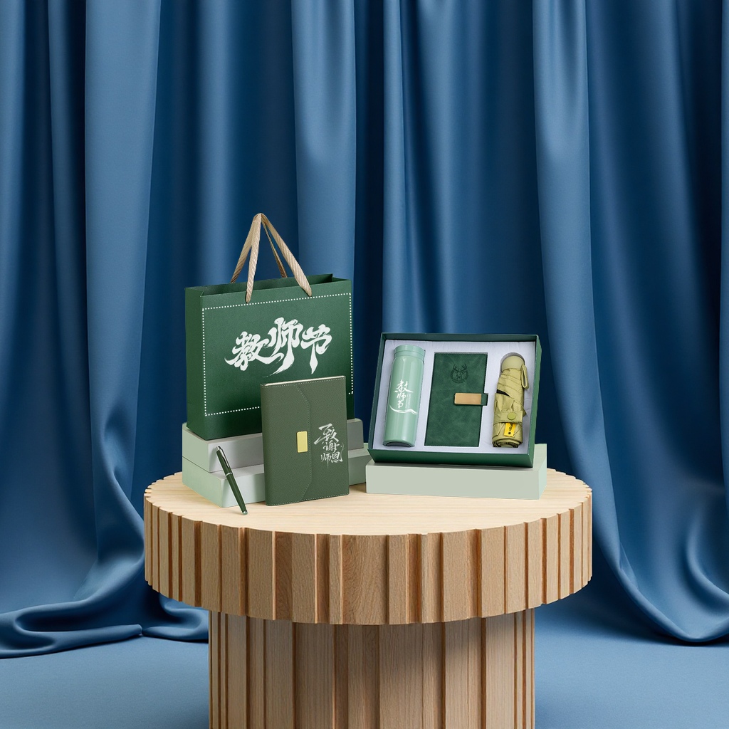 Corporate year-end party gift sets with logo printing, office notebooks, business souvenirs, school souvenirs, cultural festival supplies Specification image