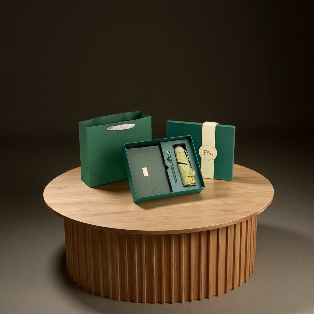 Corporate year-end party gift sets with logo printing, office notebooks, business souvenirs, school souvenirs, cultural festival supplies Item Picture