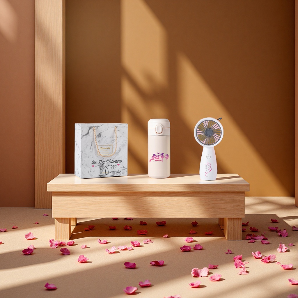 Creative summer gift sets, bank school graduation souvenirs, umbrellas, fans, cups, casual gift boxes, household daily necessities Specification image