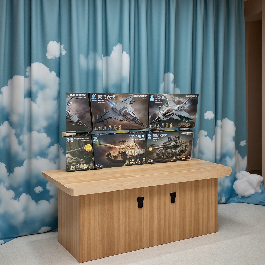 Children's building block table, soft building block model, amusement facilities, children's gift set, fun building and educational toys