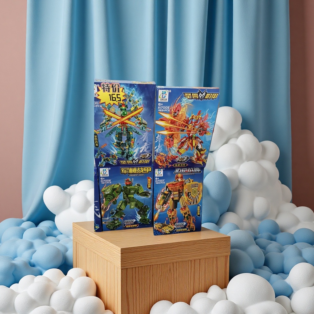 Children's building block table, soft building block model, amusement facilities, children's gift set, fun building and educational toys Application Scenario