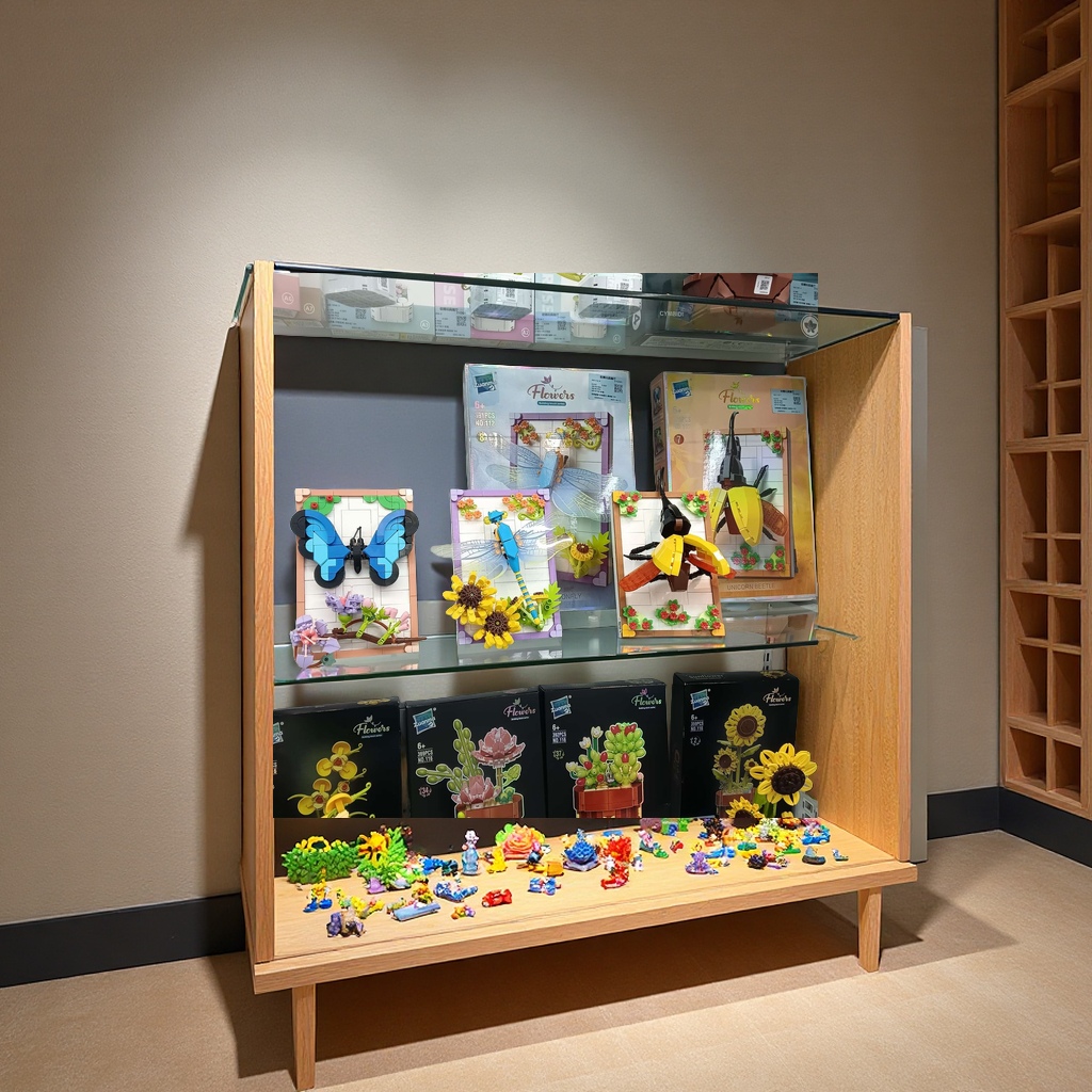 Children's wooden building table, soft building block model, amusement facilities, children's gift set, fun building and educational toys. 230844041 details Picture