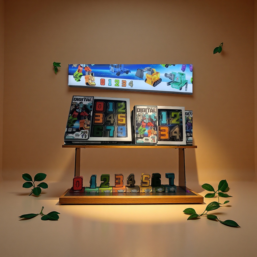 Children's wooden table, soft building block model, amusement facilities, children's gift set, educational toys, creative combination details Picture