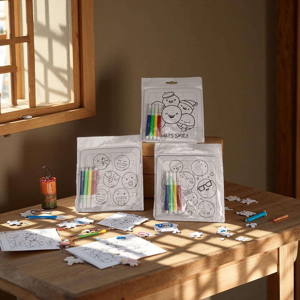 Doupin Children's Jigsaw Puzzle Cartoon 500 pieces Fun and educational toy jigsaw puzzle Doupin Creative Handicraft Game details Picture