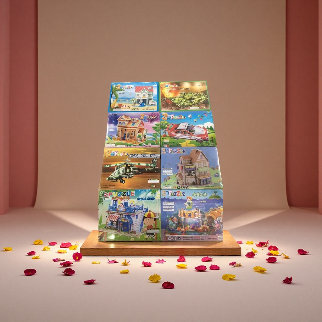 Pinduo Children's Jigsaw Puzzle Cartoon Assembly 500-piece educational toy jigsaw puzzle Bean Fun assembly game Specification image