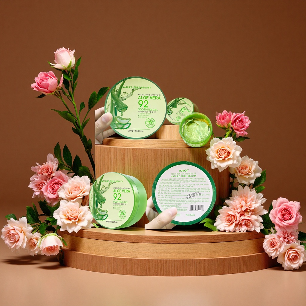 芦荟胶补水保湿修复面膜身体护肤天然植物舒缓镇静50g