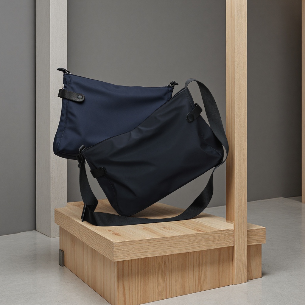 男士休闲大容量简约单肩包跨境批发斜挎包男包包皮具男士斜挎包袋