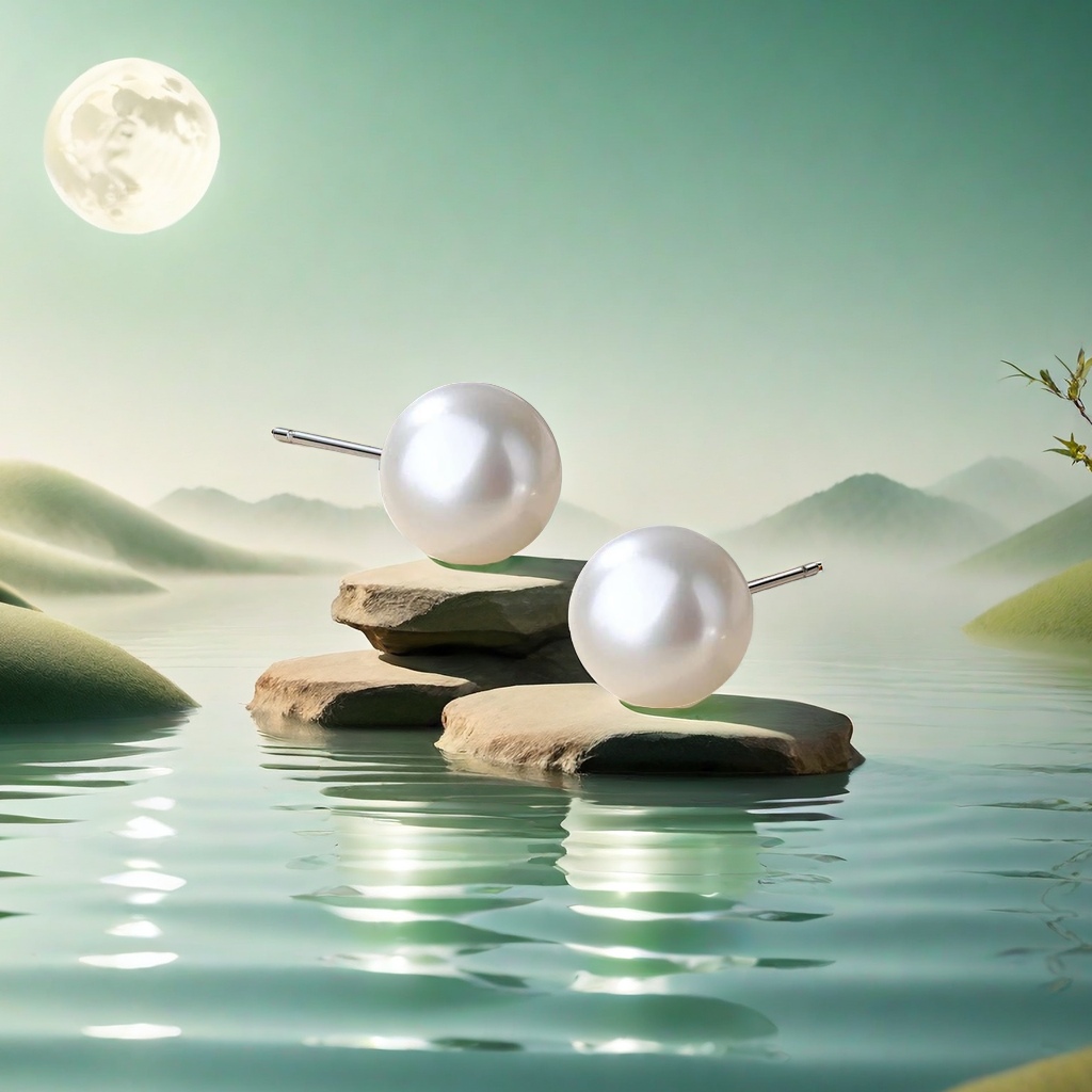 时尚简约珍珠耳饰气质优雅耳钉耳环百搭女款潮流配饰饰品