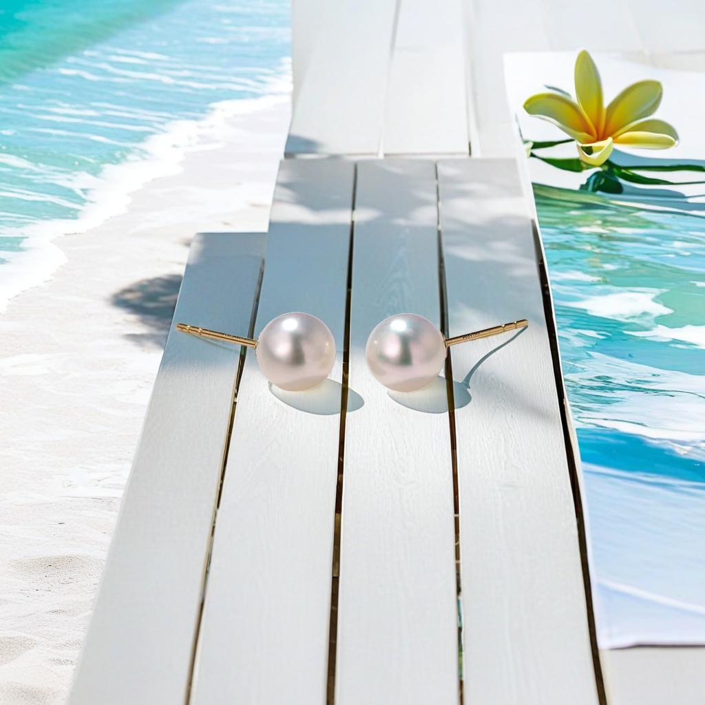 珍珠耳饰简约气质耳钉女纯银百搭时尚学生耳环送女友礼物