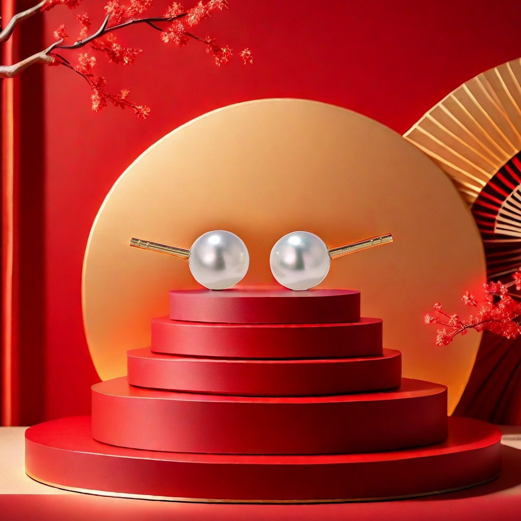 珍珠耳钉简约气质百搭女韩版时尚耳饰清新优雅耳坠饰品女生款