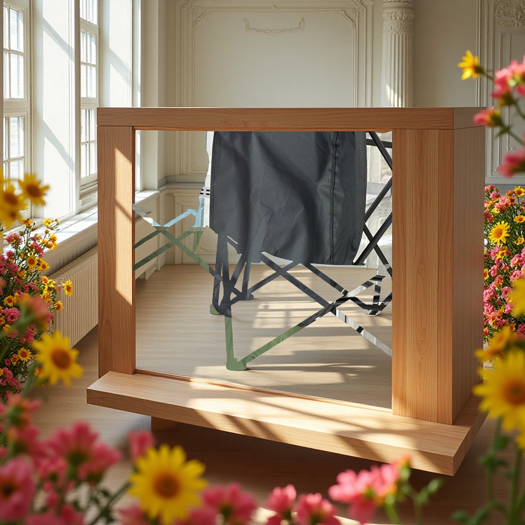 野营折叠桌椅实物图