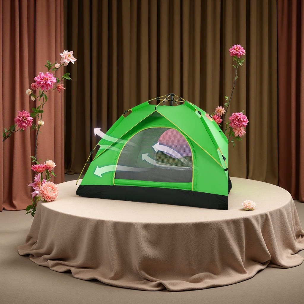 Outdoor tent, waterproof and windproof, double-layer portable camping tent, lightweight, durable and multi-functional tent Application Scenario