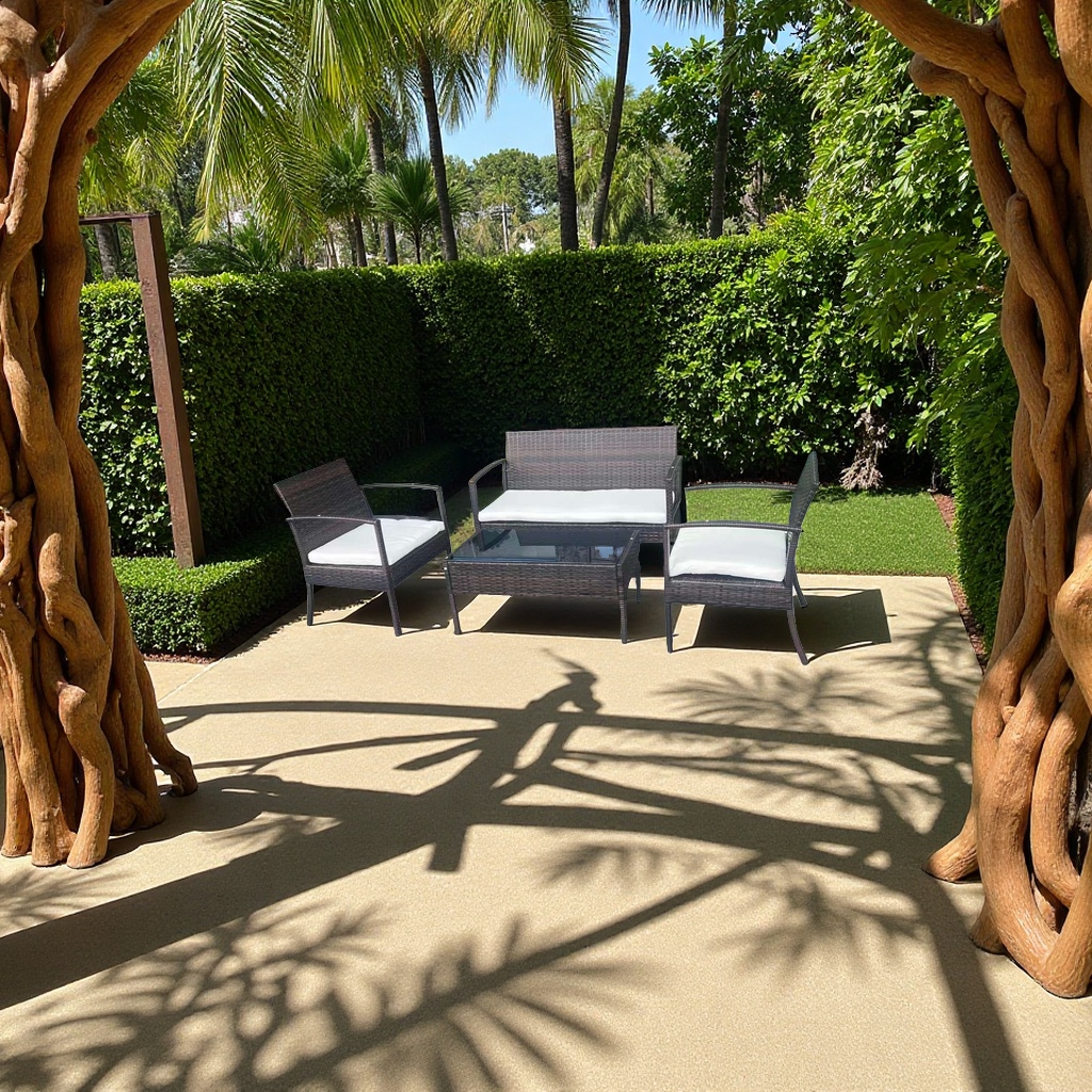 户外编藤沙发休闲组合防水防晒阳台庭院休闲家具舒适耐用