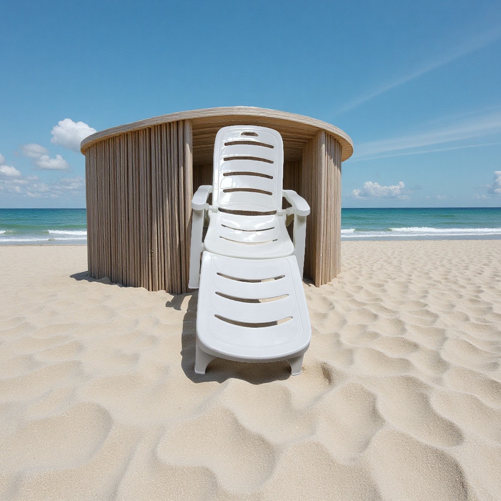 户外折叠躺椅沙滩木椅靠背椅便携休闲折叠椅子夏季海边户外用品