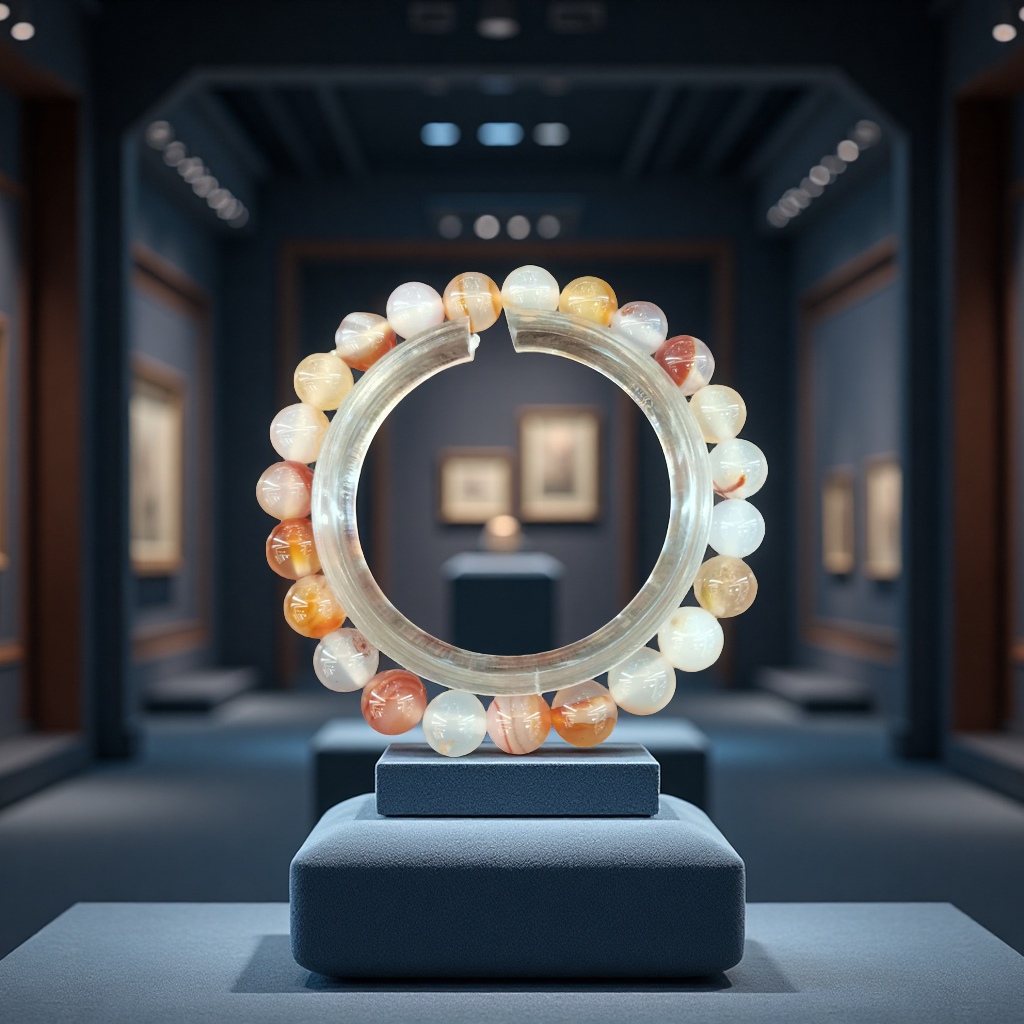 女款不规则百搭手链手镯金色手饰潮流碧玺手串男女通用时尚简约百搭款天然红8#6#