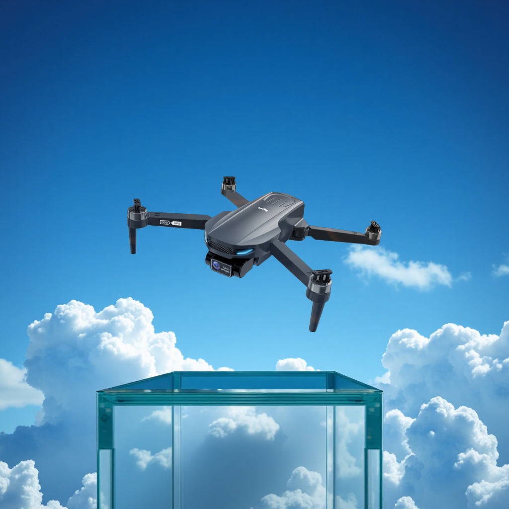 The new cross-border unmanned aerial vehicle, brushless motor unmanned aerial vehicle, folding quadcopter aerial photography aircraft, dual-lens remote control toy patrol civilian unmanned aerial vehicle 9 series