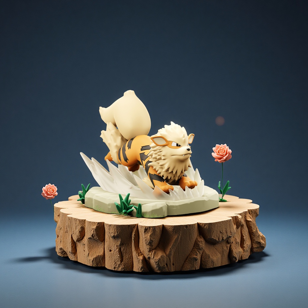 Pokemon Call of Duty series collectible collectible collectible collectible figurines and models of Charizard, Wrigley Turtle and Bulbasaur flower details Picture