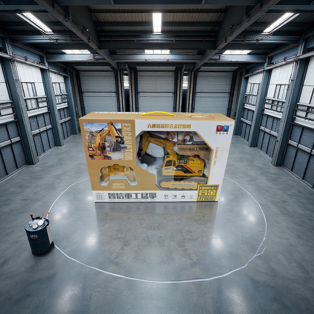 伍尊挖掘机小玩具批发儿童益智模型拼装玩具趣味机械玩具套装