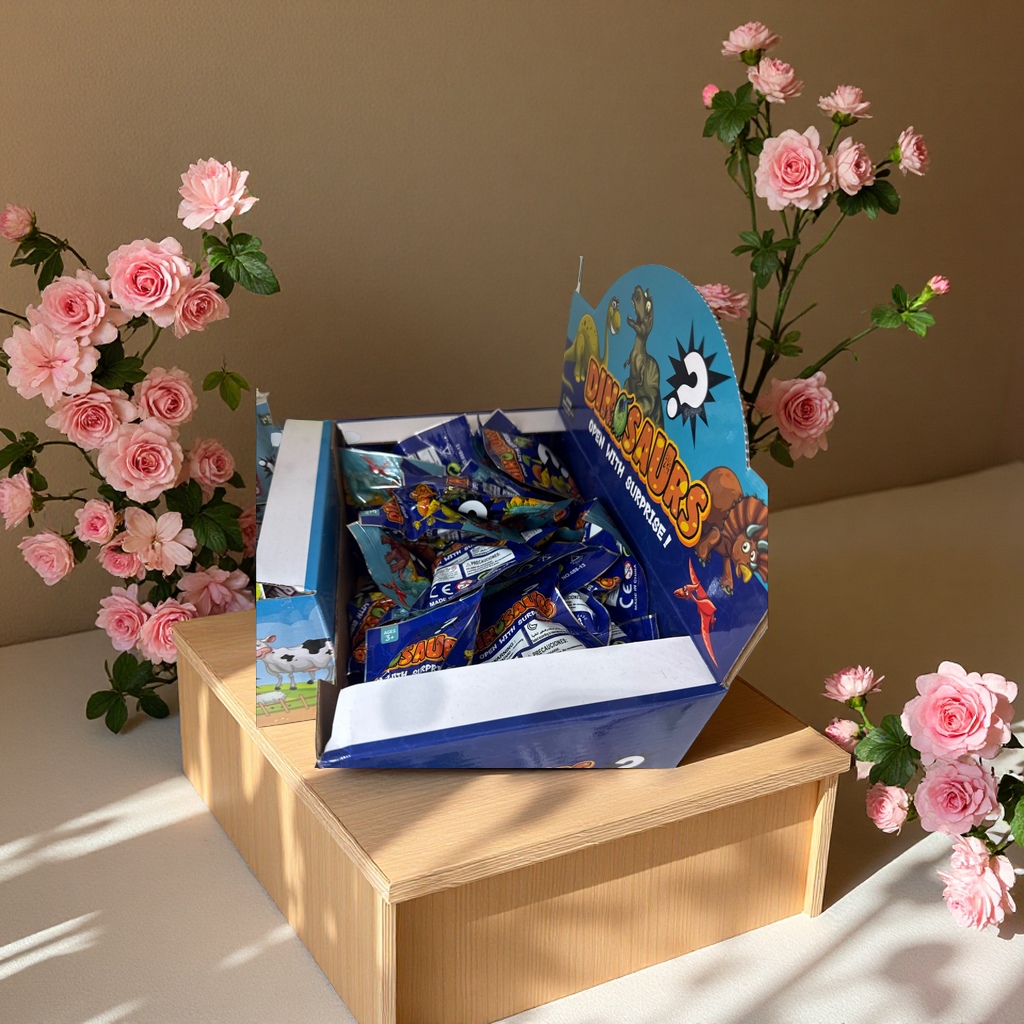 DINOSAURS恐龙主题盲袋玩具适合3岁以上儿童多袋独立拆开惊喜开箱恐龙模型收藏科普趣味玩具