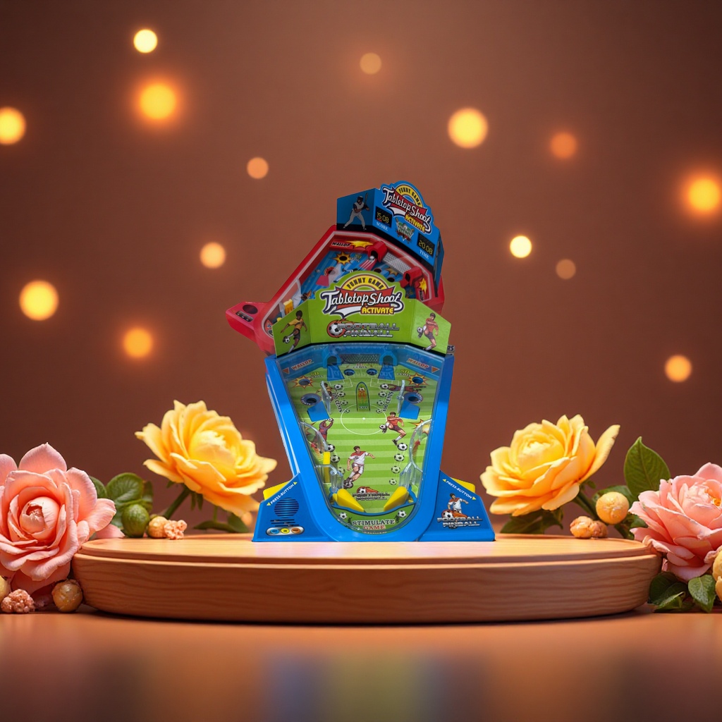 ولعب كرة القدم التفاعلية المصغرة في سلسلة ألعاب الطاولة من طراز Tabletop Shoot لعبة كرة المضرب لعبة البيسبول، مناسبة لحصة الموسيقى المضغوطة للموسيقى 101851 للأشخاص الذين تتراوح أعمارهم بين 1 و 2 سنة أو أكثر details Picture