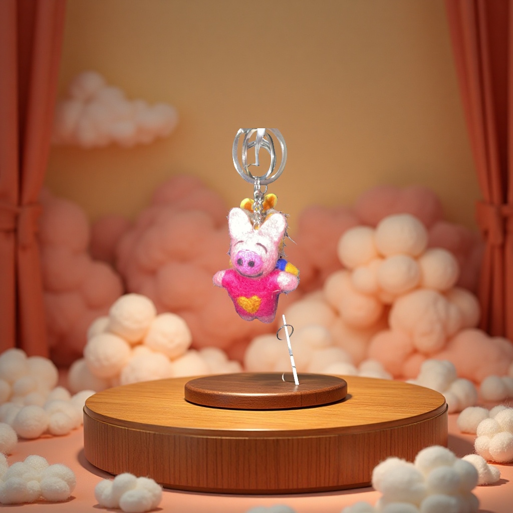 天蓬元帅幼年版毛毡挂件可爱手工布艺摆件儿童房装饰礼物