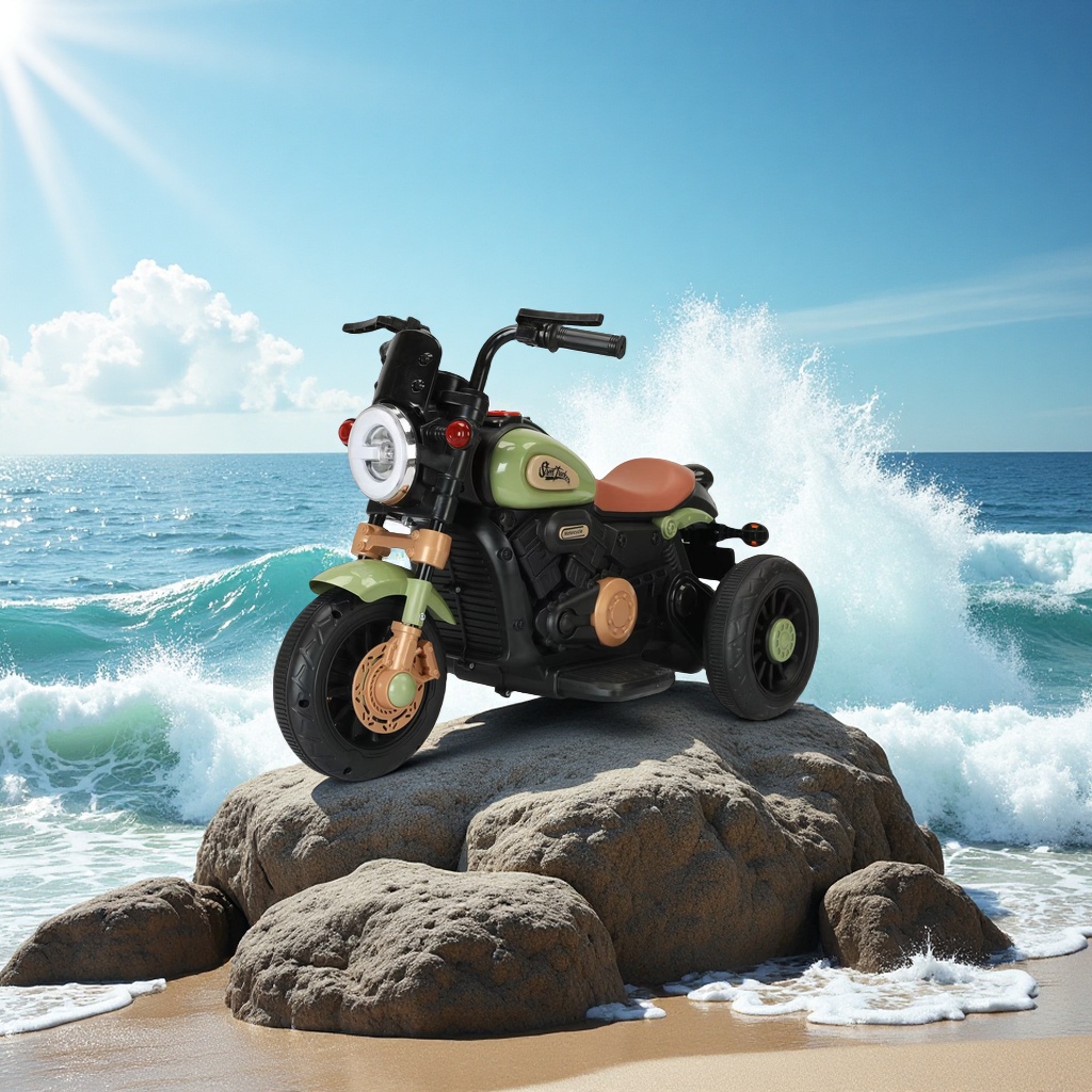 沙滩车越野电动车儿童四轮车沙滩玩具适合户外运动耐用安全