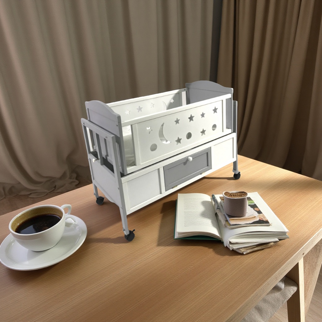 婴儿木床实木宝宝床婴儿床婴儿摇床儿童床带护栏环保无漆安全耐用多功能详情图4