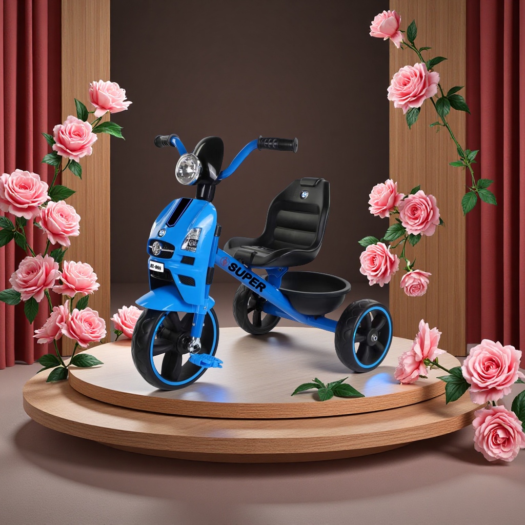 三轮车儿童手推车载人载货轻便耐用多功能成人童车休闲代步车