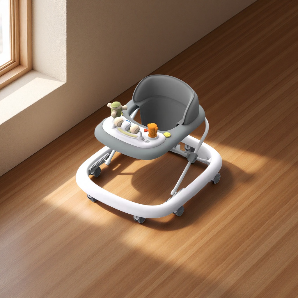 婴儿学步车多功能带音乐防滑轻便宝宝早教推车幼儿学走辅助器