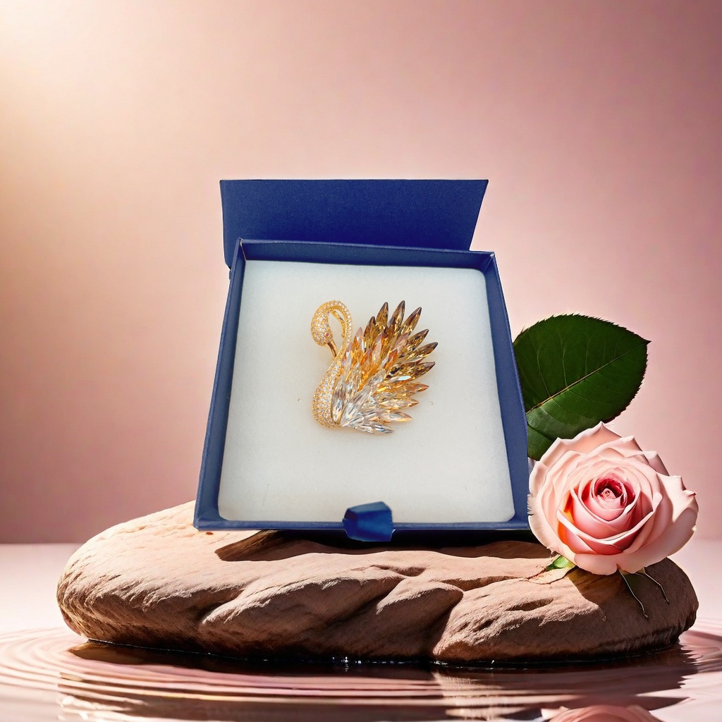 奥地利高级水晶奢华胸针精致时尚典雅女士配饰礼品收藏