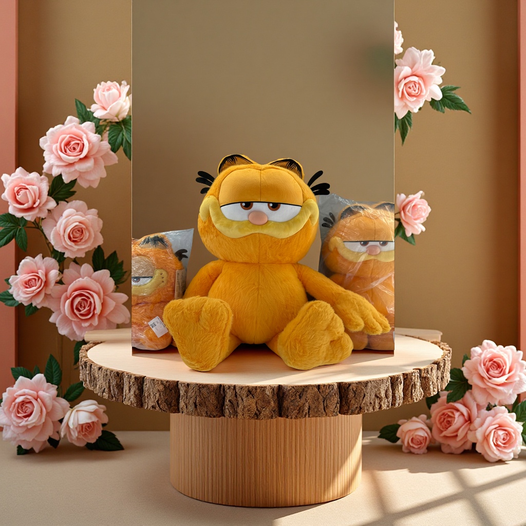 加菲猫毛绒玩具多尺寸23 34 36 50 70厘米可爱抱枕玩偶儿童礼物收藏品