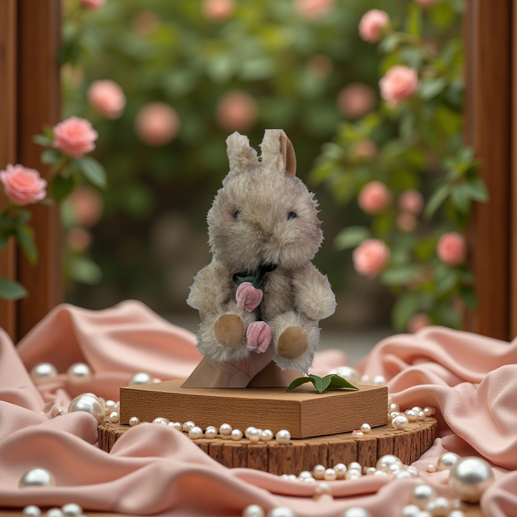 邦尼兔香珠毛绒玩具柔软可爱香味持久适合抱抱礼物赠品