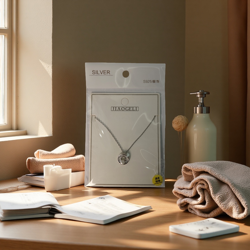 925银项链 时尚简约百搭女款长款吊坠饰品送礼优雅潮流