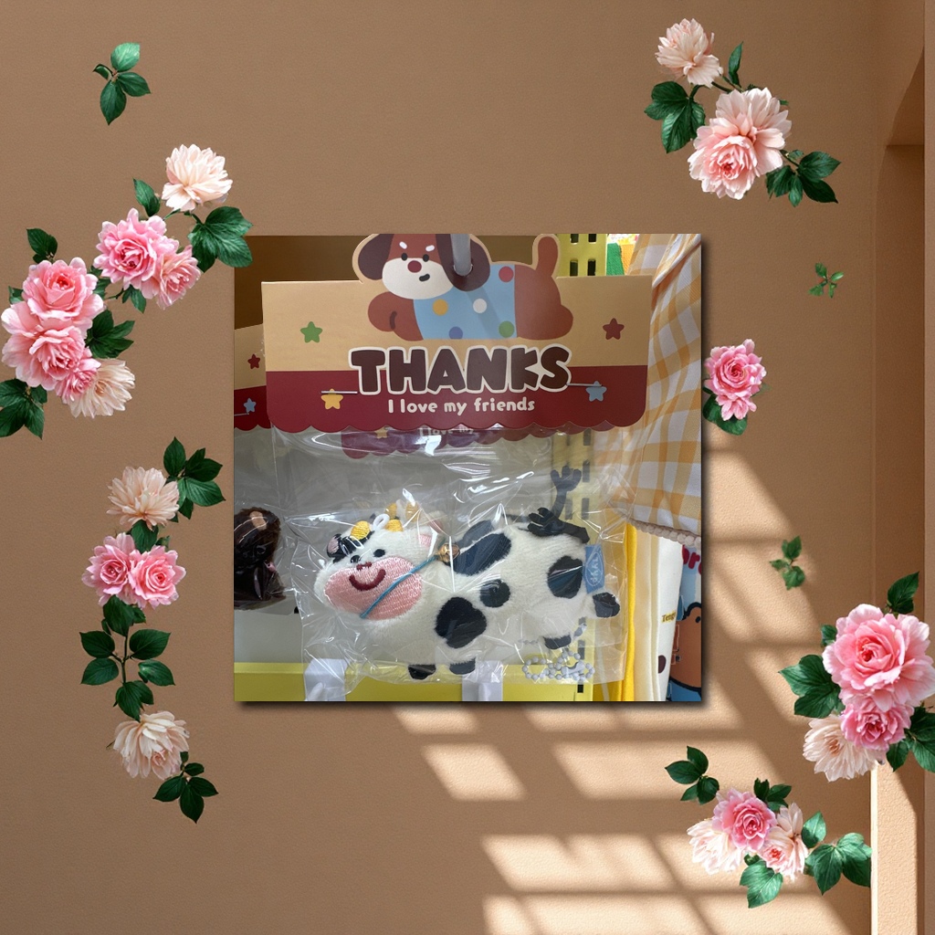 可爱动物包包挂件手机钥匙挂饰卡通动物挂件可爱潮流配件多款选择