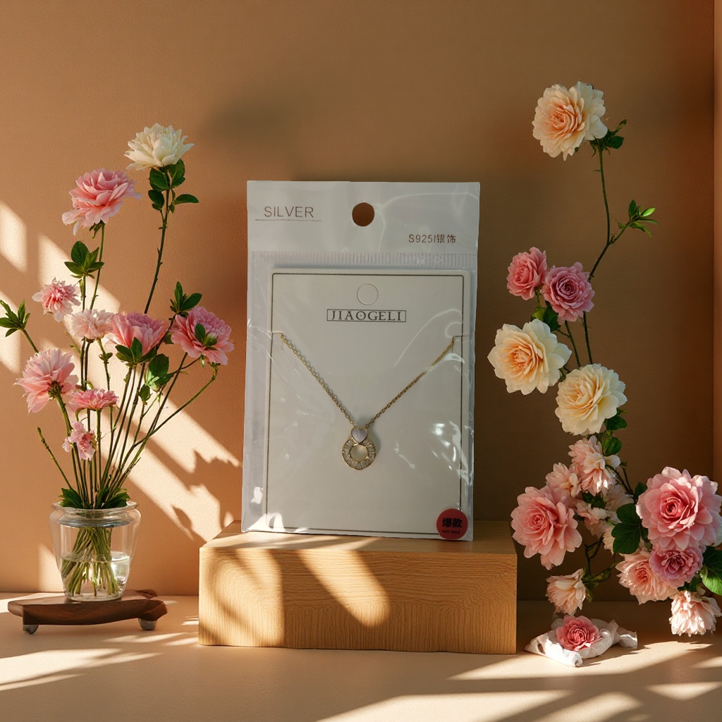 925银项链 时尚简约百搭女士饰品长款吊坠送礼经典款