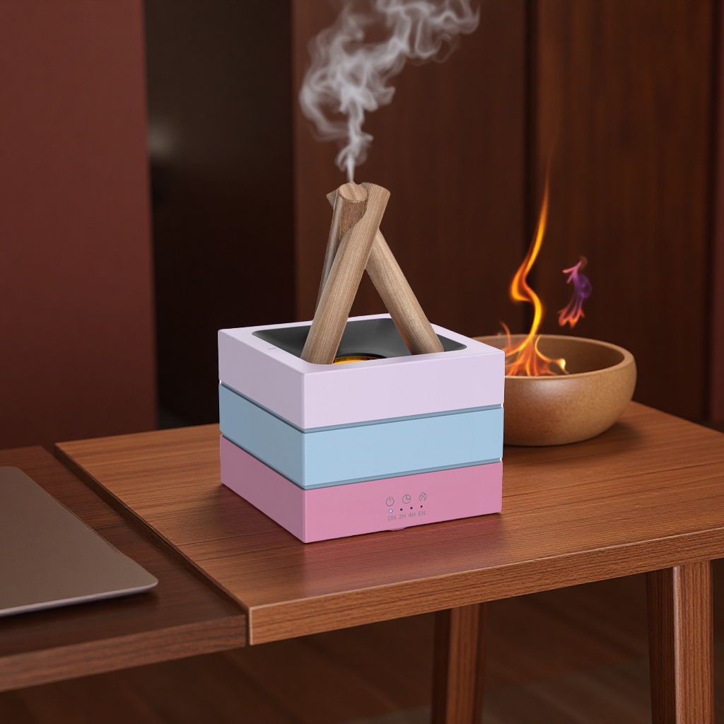 香薰机/喷香机/车载香薰机/无创雾化仪/香薰扩张器白底实物图